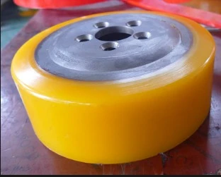 polyurethane wheels yellow